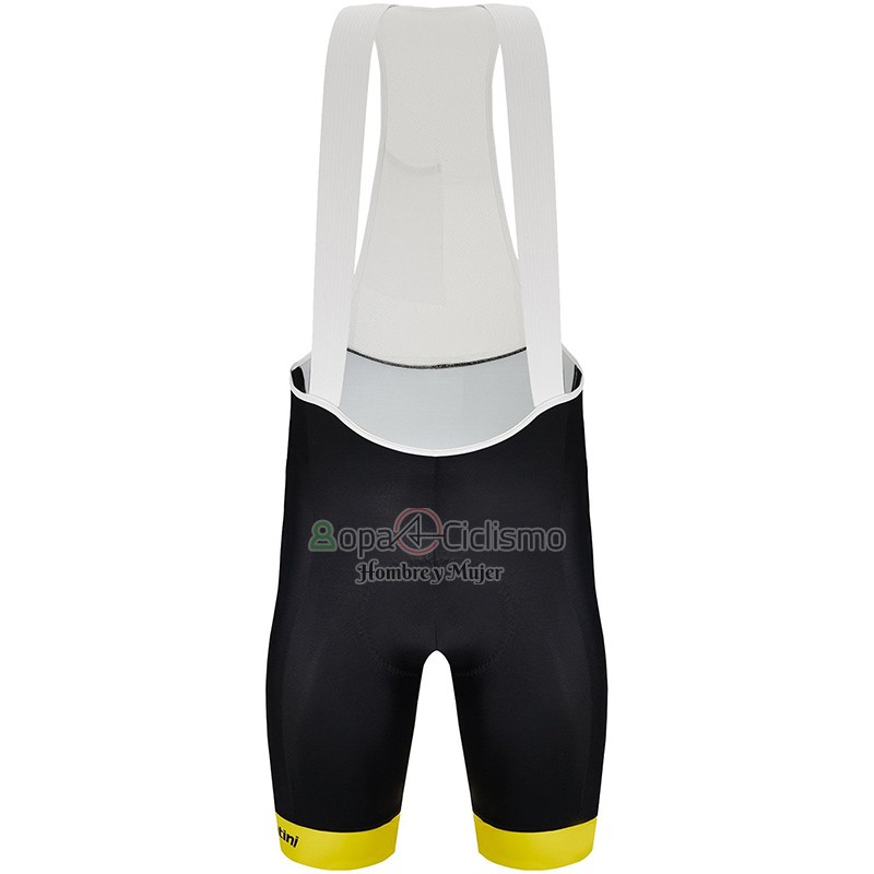 Tour DE Francia Ropa Ciclismo Culotte Corto 2023 Hombre Mangas Cortas AMarillo